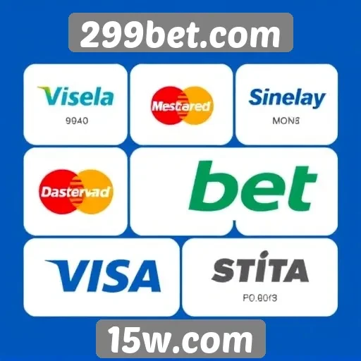 Métodos de pagamento disponíveis no 299bet.com